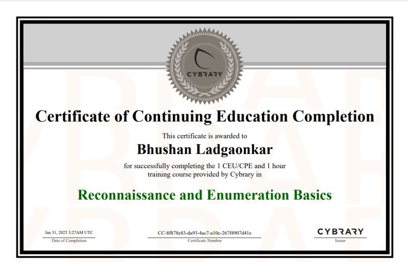 Reconnaissance & Enumeration Basics